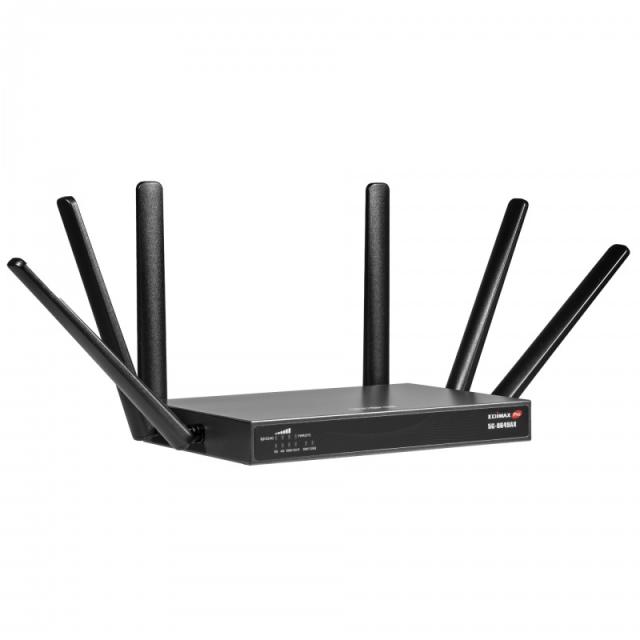 Edimax - 5G-8649AX router inalámbrico Doble banda (2,4 GHz / 5 GHz) Negro