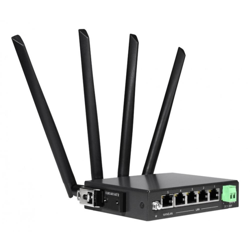 Edimax - D4G-7459AC router inalámbrico Doble banda (2,4 GHz / 5 GHz) 4G Negro