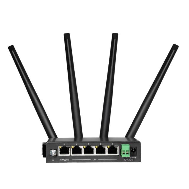 Edimax - D4G-7459AC router inalámbrico Doble banda (2,4 GHz / 5 GHz) 4G Negro