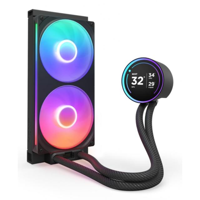 NZXT - Kraken Elite 280 RGB Procesador Sistema de refrigeración líquida todo en uno 14 cm Negro 1 pieza(s)