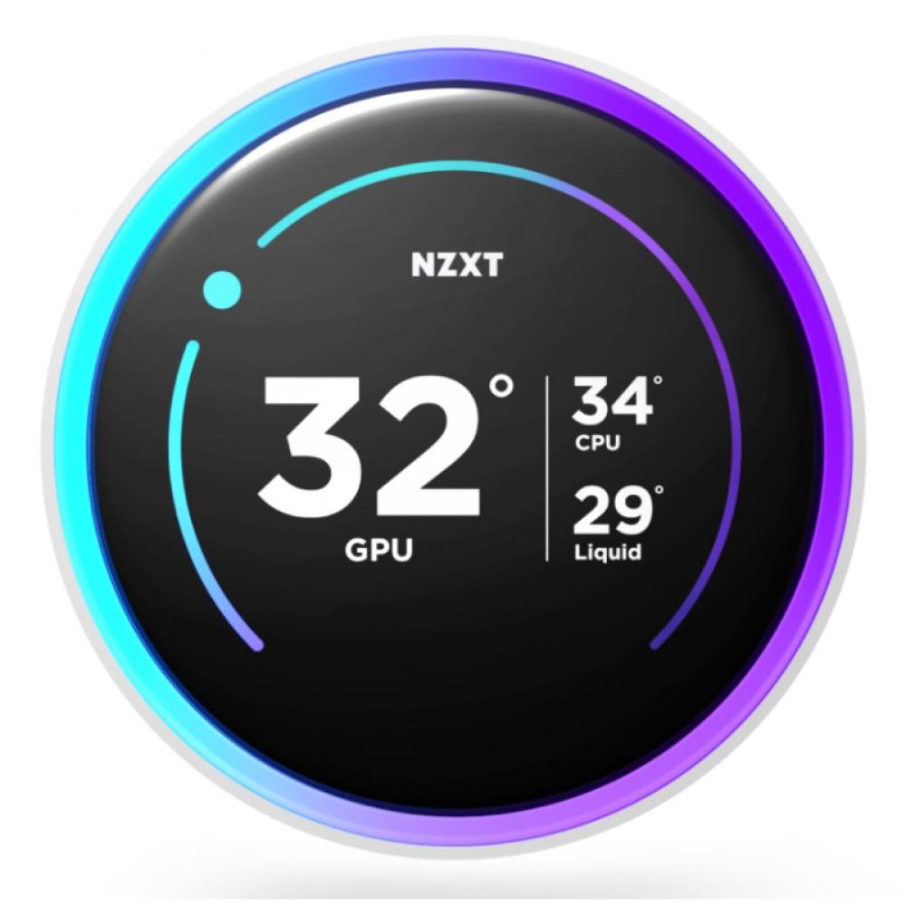 NZXT - Kraken Elite 240 RGB Procesador Sistema de refrigeración líquida todo en uno 12 cm Blanco 1 pieza(s) - RL-KR24E-W2