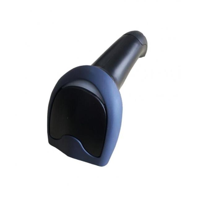 Eightt - ESC-1D lector de código de barras Lector de códigos de barras portátil Negro, Azul