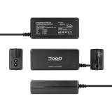 TooQ - TQLC-65BS02AT adaptador e inversor de corriente Interior 65 W Negro