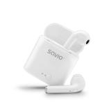 Savio - TWS-01 Biale Auriculares Inalámbrico Dentro de oído Llamadas/Música/Deporte/Uso diario Bluetooth Blanco