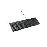 Kensington - Teclado de tamaño completo con cable KB100 EQ