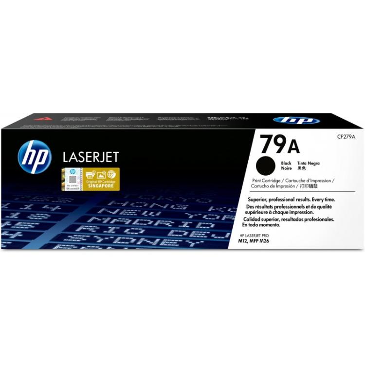 HP - Cartucho de tóner Original LaserJet 79A negro