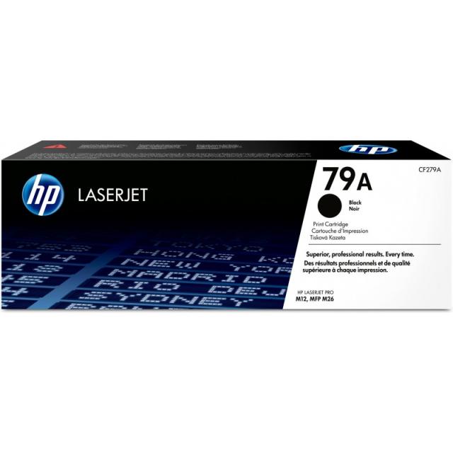 HP - Cartucho de tóner Original LaserJet 79A negro