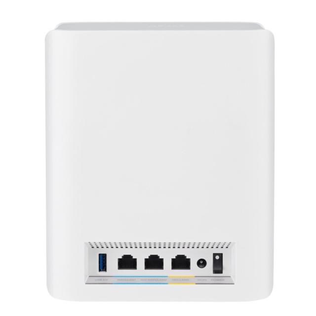 ASUS - ZenWiFi BT10 – 3er Pack Weiß Tribanda (2.4 GHz / 5 GHz / 6 GHz) Wi-Fi 7 (802.11be) Blanco 3 Interno