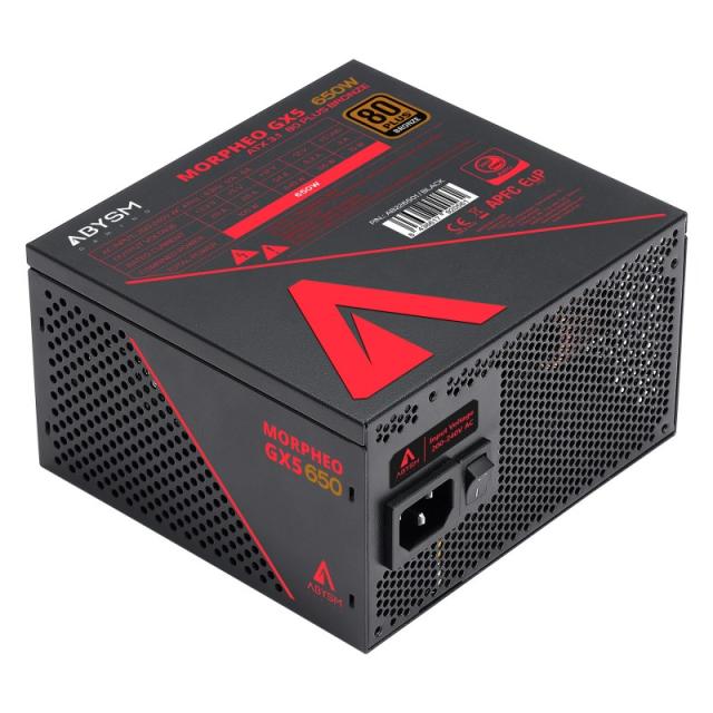 ABYSM - MORPHEO GX5 unidad de fuente de alimentación 650 W 20+4 pin ATX ATX Negro