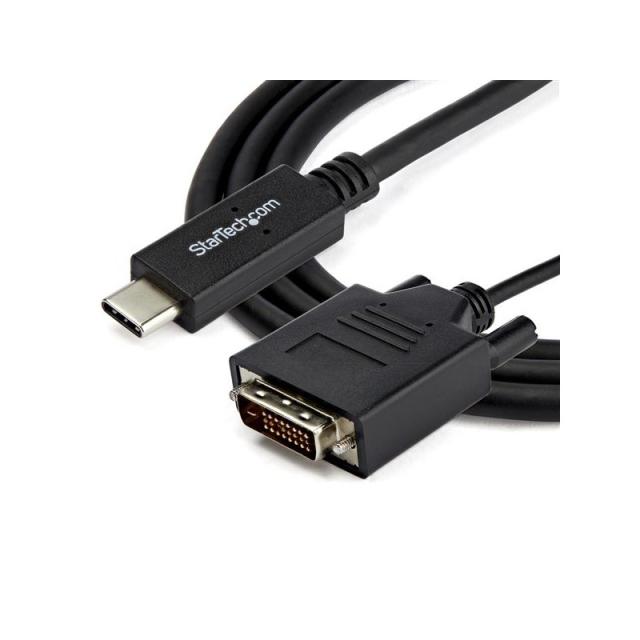 StarTech.com - Cable de 2m USB-C a DVI - 1920 x 1200 - Negro
