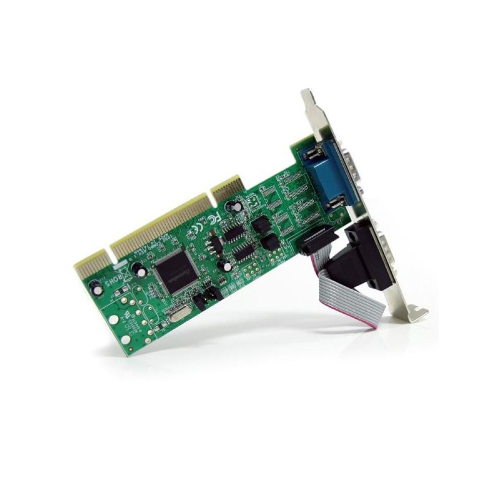 StarTech.com - Tarjeta Adaptadora PCI de 2 Puertos Serie RS422/485 DB9 UART 161050 5V o 3.3V