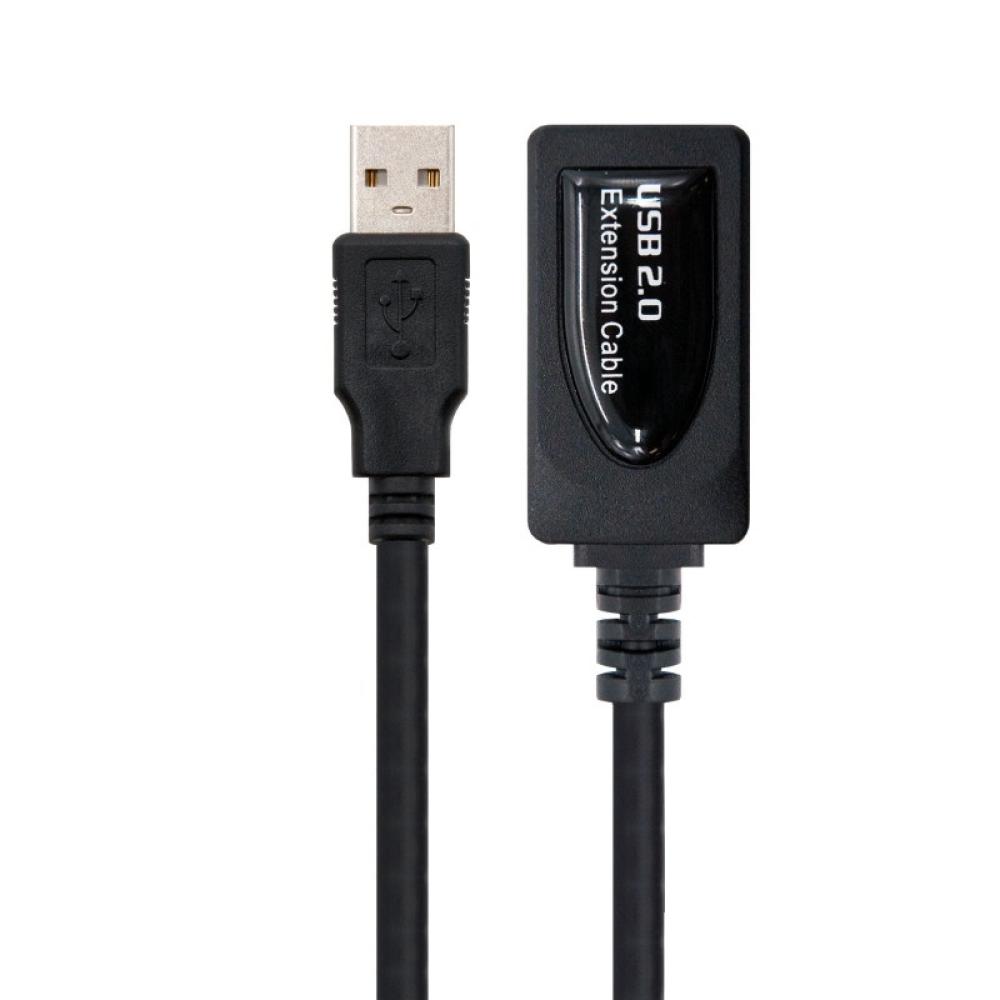 Nanocable - CABLE USB 2.0 PROLONGADOR CON AMPLIFICADOR, TIPO A/M-A/H, 5.0 M