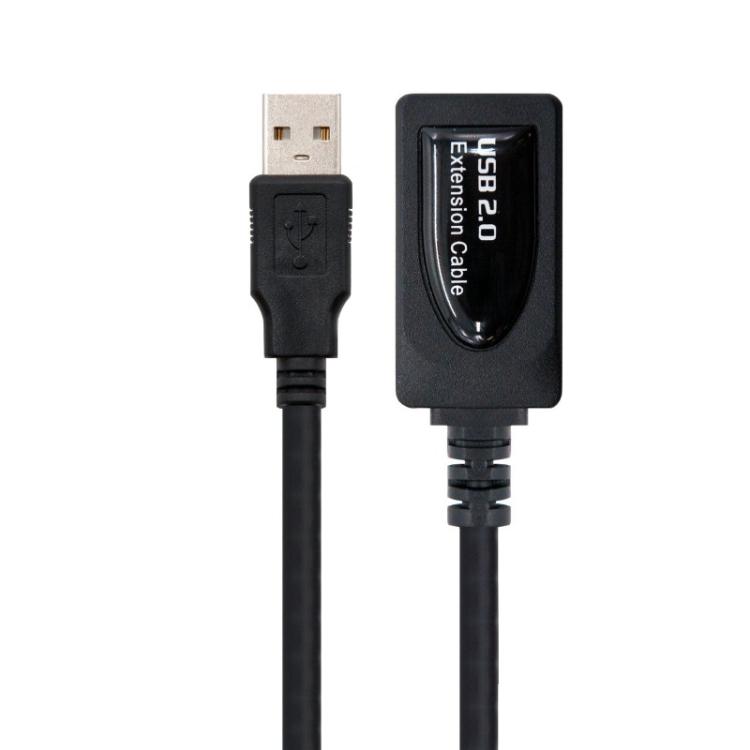 Nanocable - CABLE USB 2.0 PROLONGADOR CON AMPLIFICADOR, TIPO A/M-A/H, 5.0 M