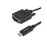 StarTech.com - Cable de 2m USB-C a DVI - 1920 x 1200 - Negro