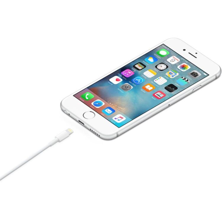 Apple - MXLY2ZM/A cable de conector Lightning 1 m Blanco