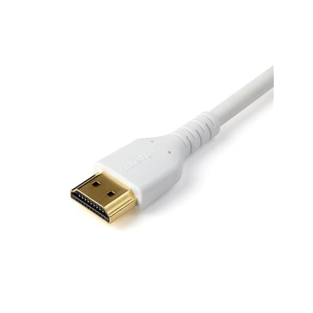StarTech.com - Cable de 1m HDMI 2.0 Certificado Premium de alta velocidad con Ethernet - Durable - UHD 4K 60Hz - con - RHDMM1MPW