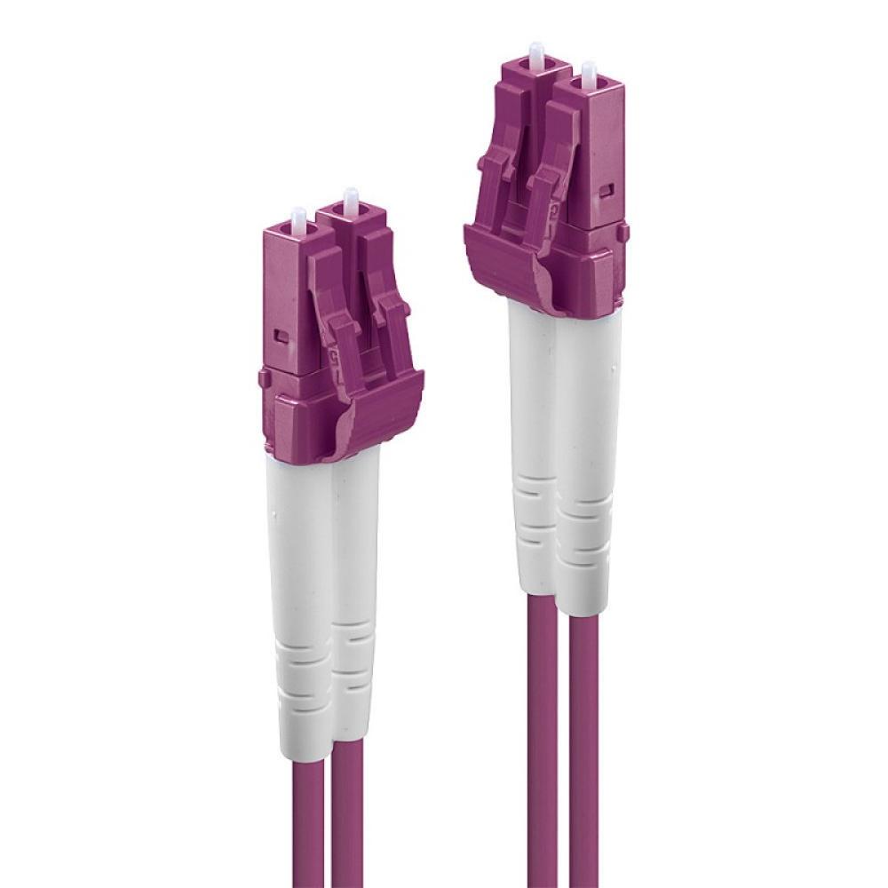 Lindy - 46344 Cable de fibra óptica e InfiniBand 10 m LC Rosa