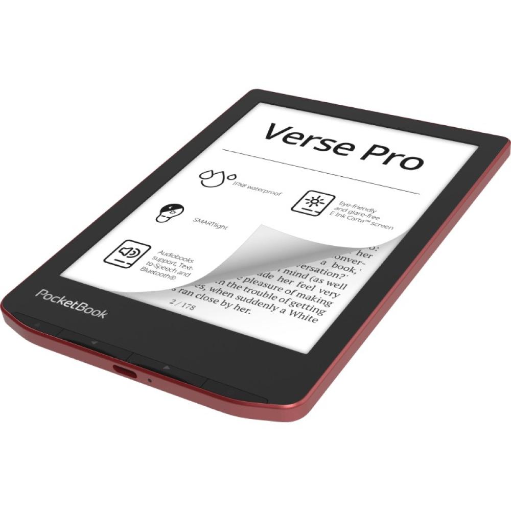 PocketBook - Verse Pro lectore de e-book Pantalla táctil 16 GB Wifi Negro, Rojo