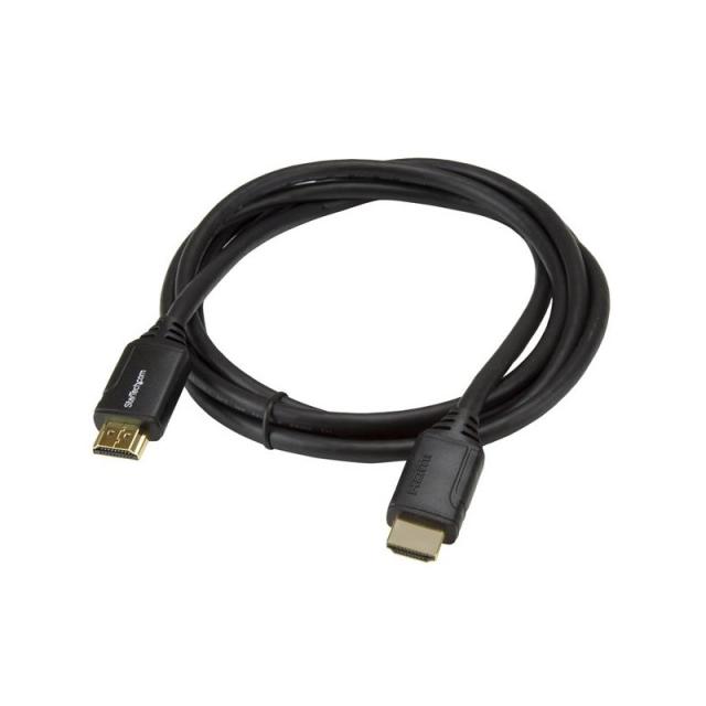 StarTech.com - Cable de 2m HDMI 2.0 Certificado Premium con Ethernet - HDMI de Alta Velocidad Ultra HD de 4K a 60Hz HDR10 - para