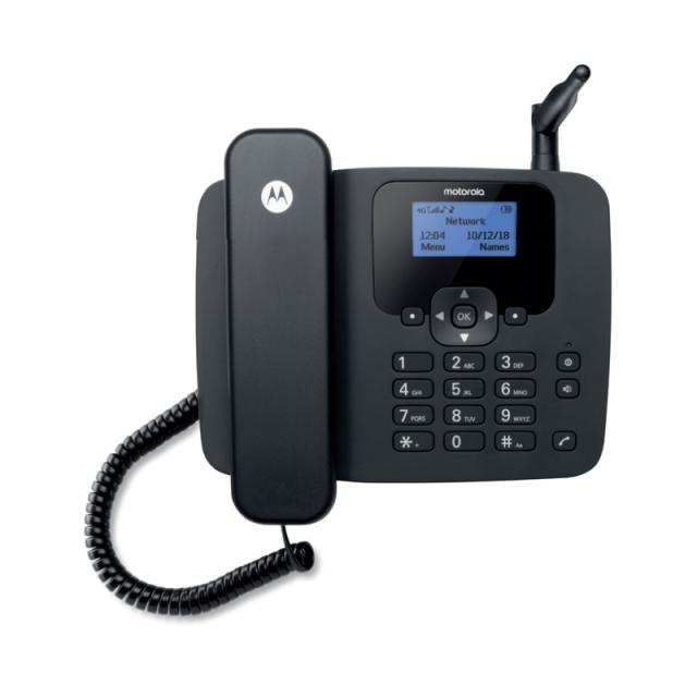 Motorola - FW410 Teléfono analógico Identificador de llamadas Negro