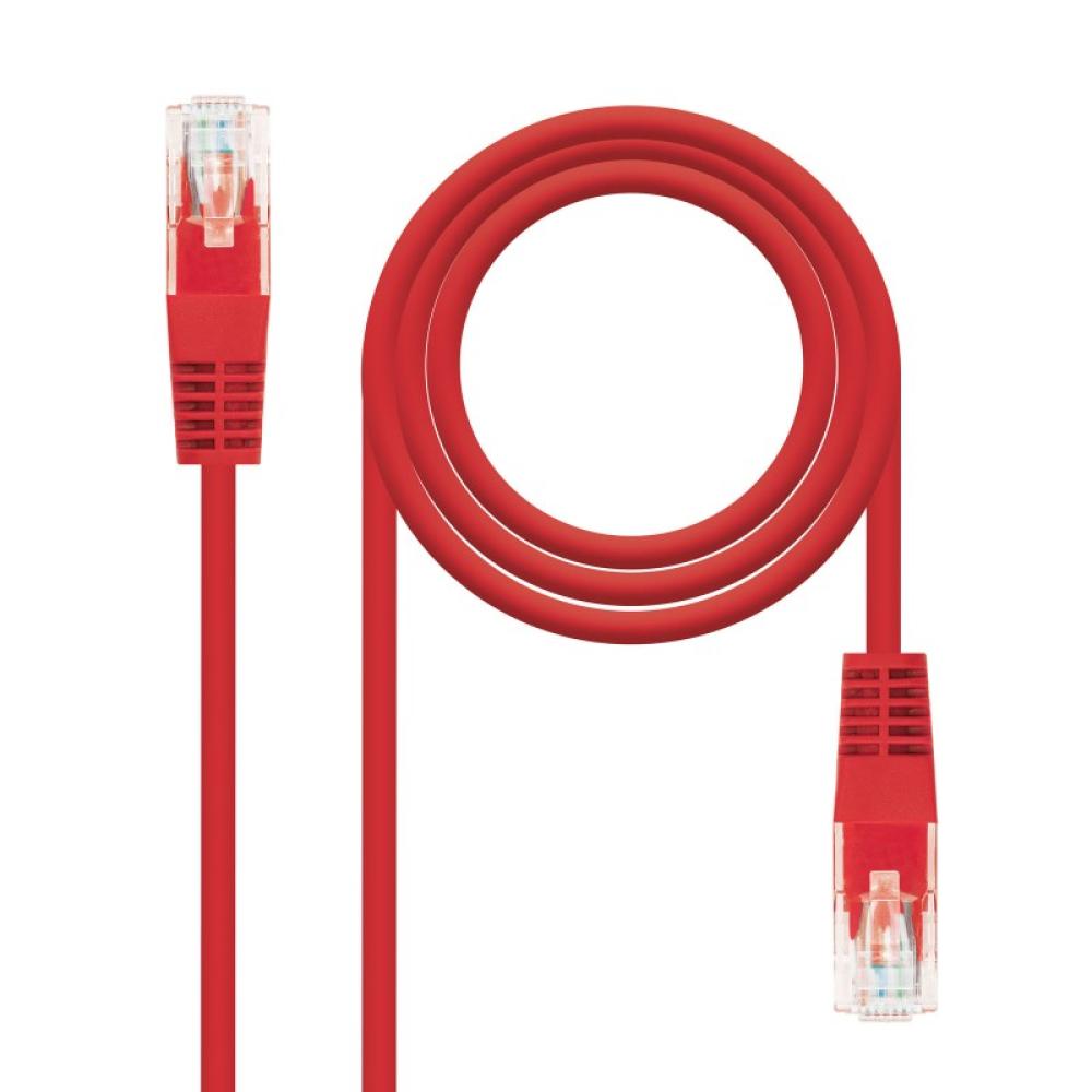 Nanocable - 10.20.0400-R cable de red Rojo 0,5 m Cat6e U/UTP (UTP)