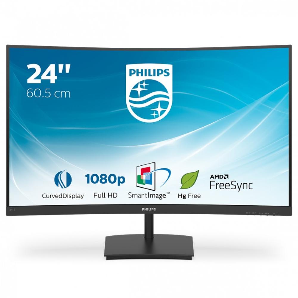 Philips - E Line 241E1SC/00 pantalla para PC 59,9 cm (23.6") 1920 x 1080 Pixeles Full HD LED Negro