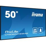 iiyama - LH5060UHS-B1AG pantalla de señalización Pizarra de caballete digital 125,7 cm (49.5") LED Wifi 500 cd / m² 4K Ultra HD
