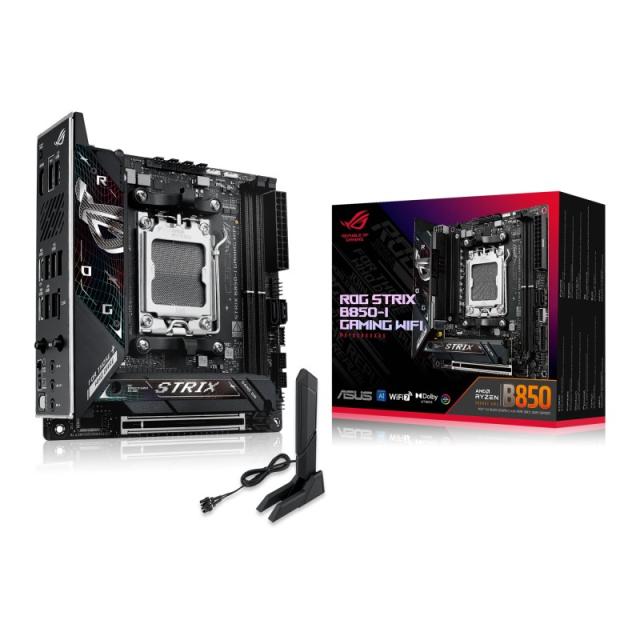 ASUS - ROG STRIX B850-I GAMING WIFI AMD B850 Zócalo AM5 mini ITX