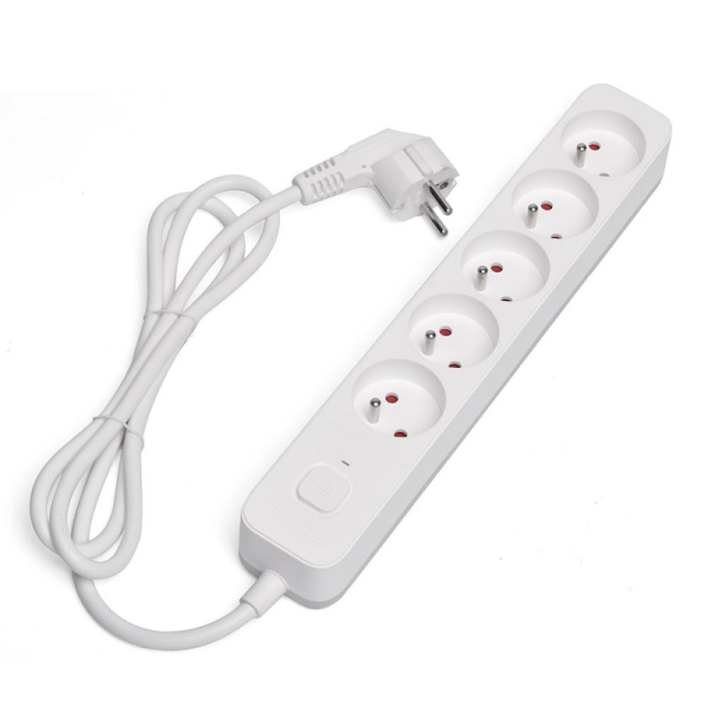 Savio - Power strip 5 sockets 3m white LZ-09 5 salidas AC Tipo F Blanco