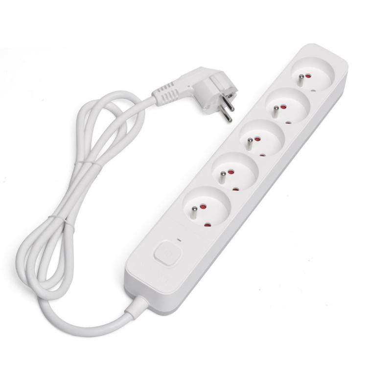 Savio - Power strip 5 sockets 3m white LZ-09 5 salidas AC Tipo F Blanco