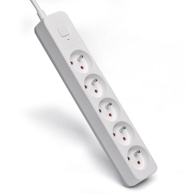 Savio - Power strip 5 sockets 3m white LZ-09 5 salidas AC Tipo F Blanco