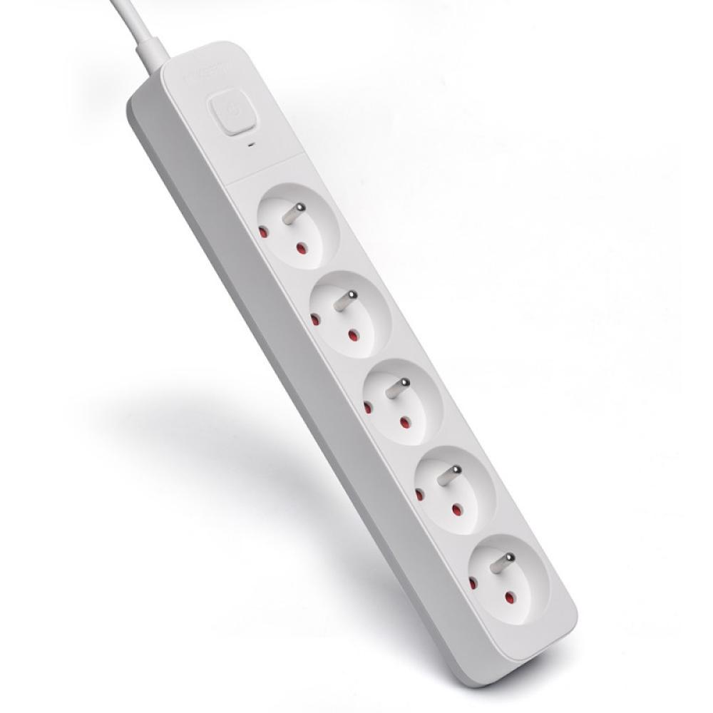 Savio - Power strip 5 sockets 3m white LZ-09 5 salidas AC Tipo F Blanco