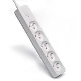 Savio - Power strip 5 sockets 3m white LZ-09 5 salidas AC Tipo F Blanco