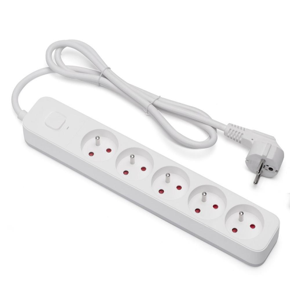 Savio - Power strip 5 sockets 3m white LZ-09 5 salidas AC Tipo F Blanco