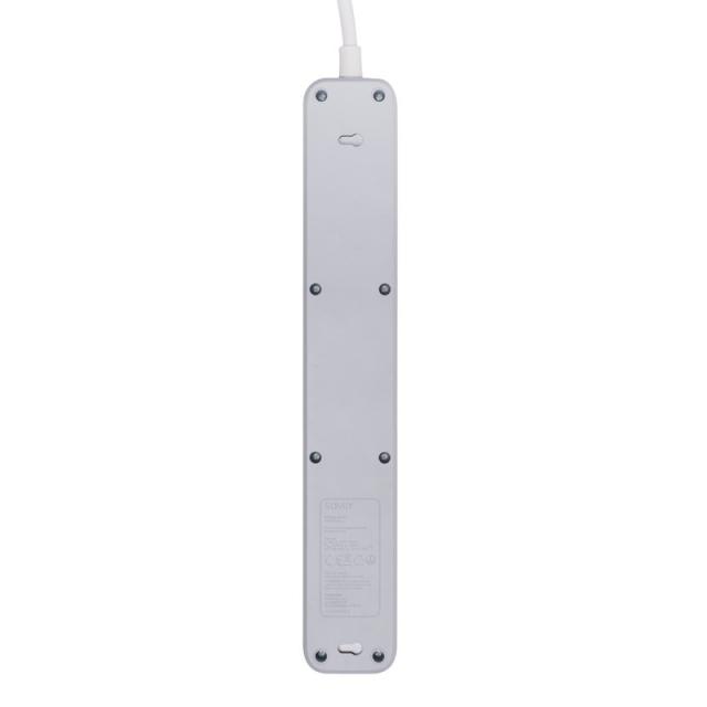 Savio - Power strip 5 sockets 3m white LZ-09 5 salidas AC Tipo F Blanco