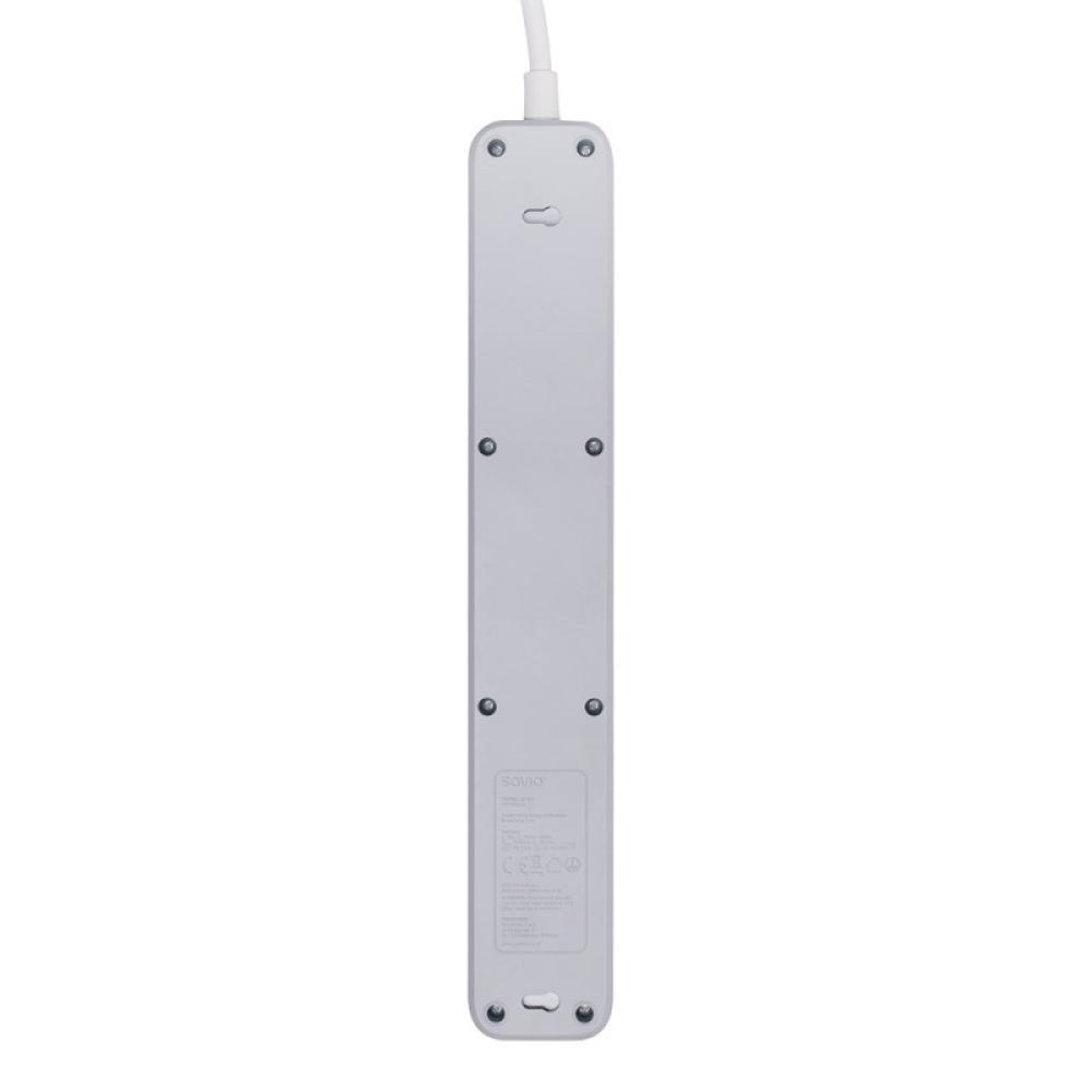 Savio - Power strip 5 sockets 3m white LZ-09 5 salidas AC Tipo F Blanco