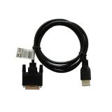 Savio - CL-10 adaptador de cable de vídeo 1,5 m DVI HDMI tipo A (Estándar) Negro