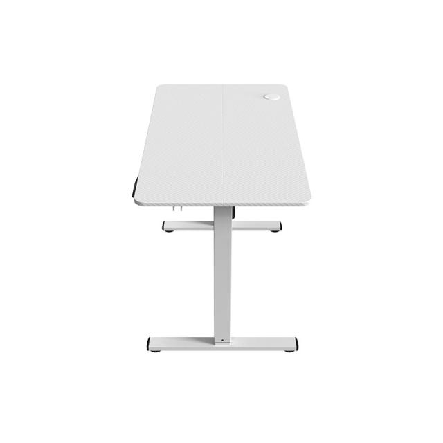 Mars Gaming - MGD-ERGOPRO, Mesa Ajuste Altura Eléctrico 73-118cm, Superficie Ergonómica Fibra Carbono, Estructura - MGDERGOPROW