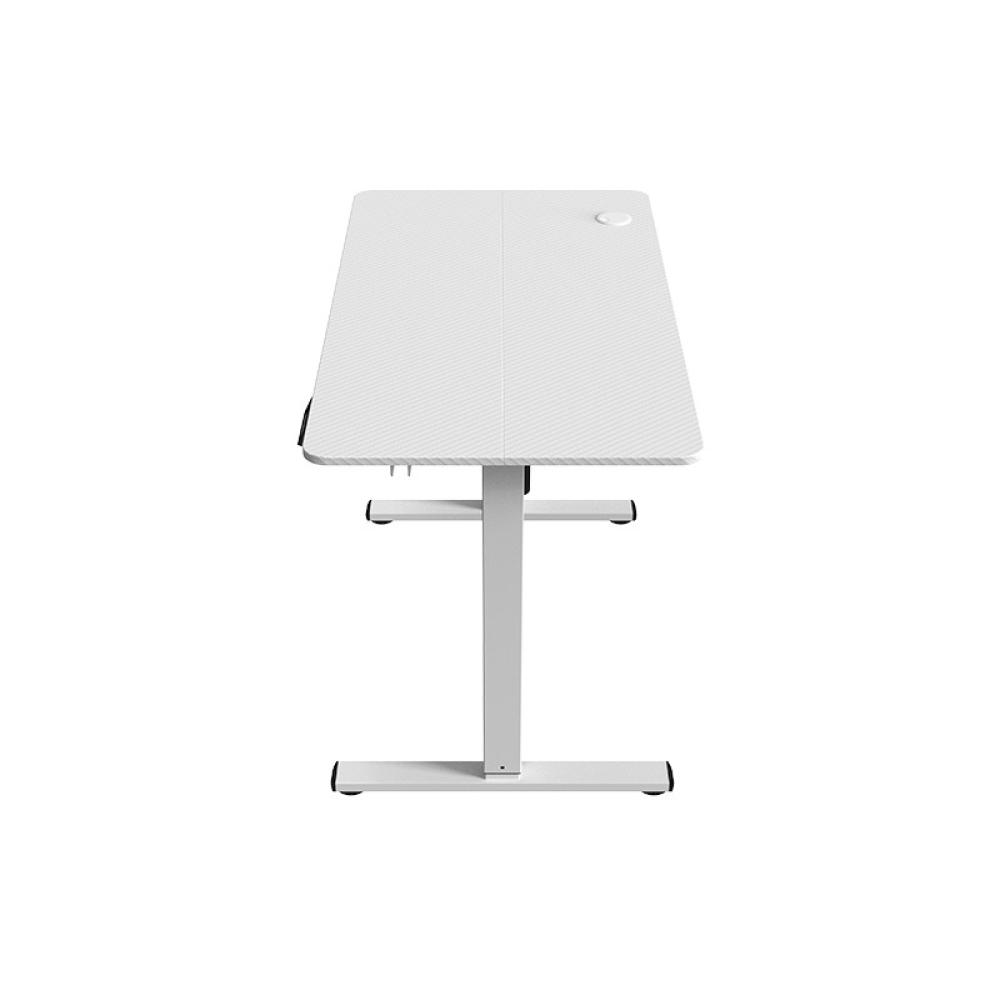 Mars Gaming - MGD-ERGOPRO, Mesa Ajuste Altura Eléctrico 73-118cm, Superficie Ergonómica Fibra Carbono, Estructura - MGDERGOPROW