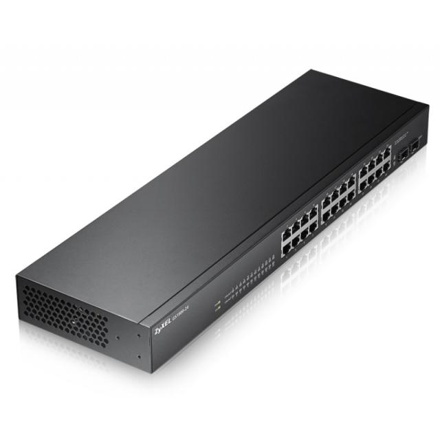 Zyxel - GS1900-24 Gestionado L2 Gigabit Ethernet (10/100/1000) Negro