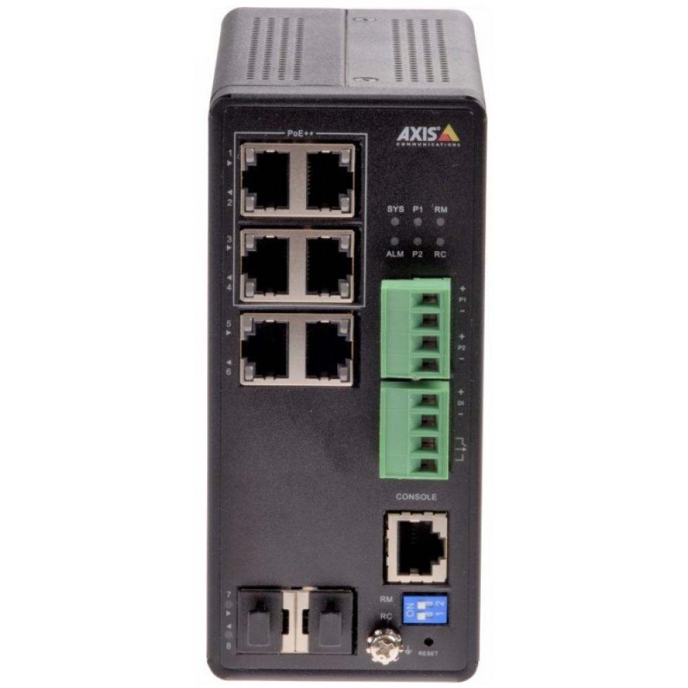 Axis - 01633-001 switch Gestionado Gigabit Ethernet (10/100/1000) Energía sobre Ethernet (PoE) Negro