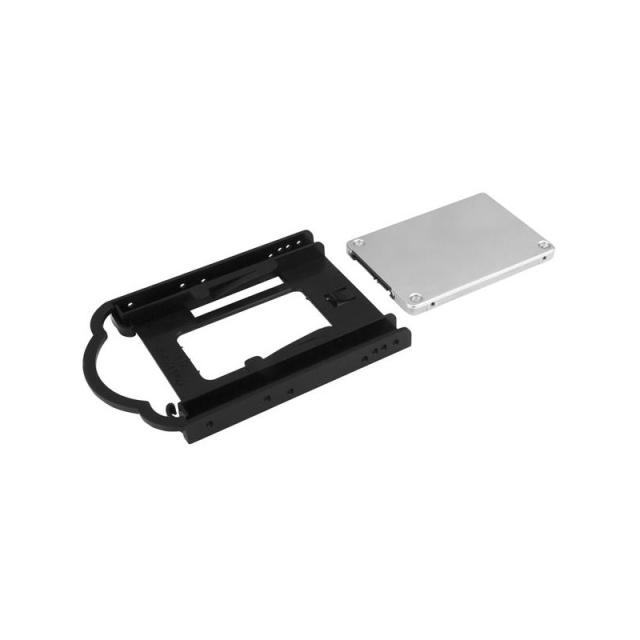 StarTech.com - Bracket de Montaje para Discos Duros / SSD de 2,5" en Bahías de 3,5 Pulgadas - Instalación sin Herramientas - Bra