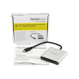 StarTech.com - Lector Grabador USB 3.0 de Tarjetas de Memoria SD, Micro SD, CompactFlash - Adaptador USB-C a Tarjetas Flash