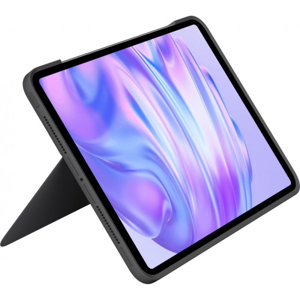 Logitech - Combo Touch, Funda con Teclado, iPad Pro 11 Pulgadas (M4)(2024) - Teclado retroiluminado extraíble con Soporte abatib