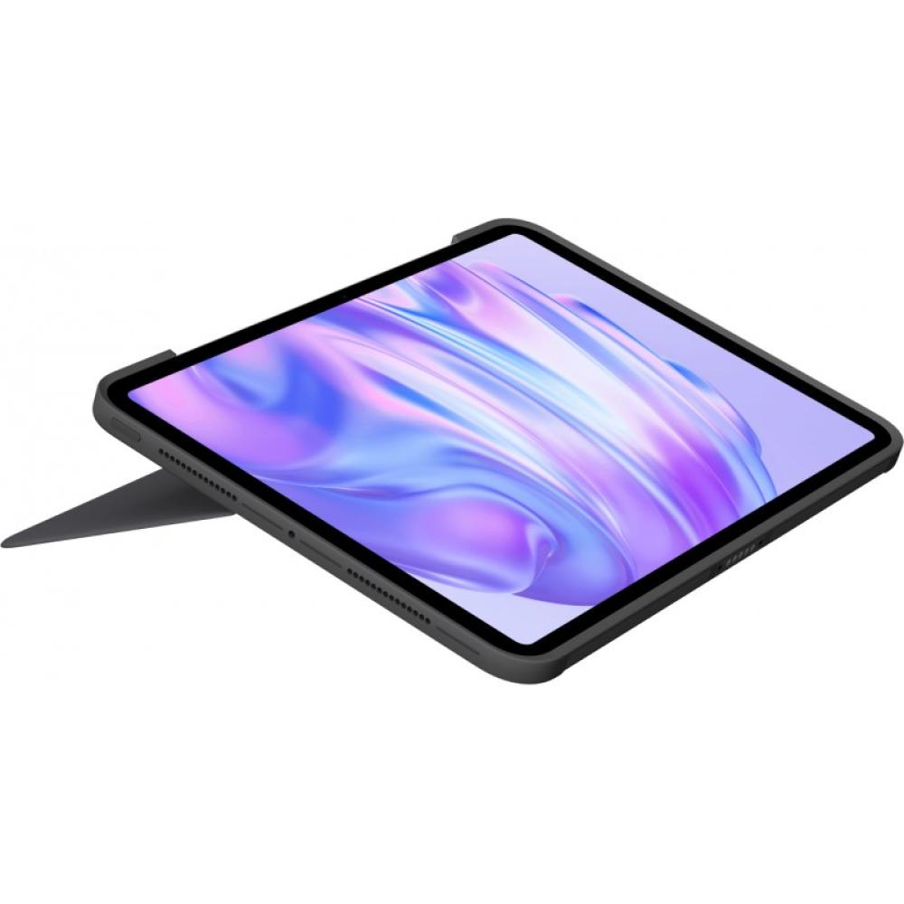 Logitech - Combo Touch, Funda con Teclado, iPad Pro 11 Pulgadas (M4)(2024) - Teclado retroiluminado extraíble con Soporte abatib