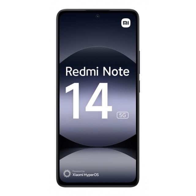 Xiaomi - Redmi Note 14 5G 16,9 cm (6.67") Ranura híbrida Dual SIM USB Tipo C 8 GB 256 GB 5110 mAh Negro