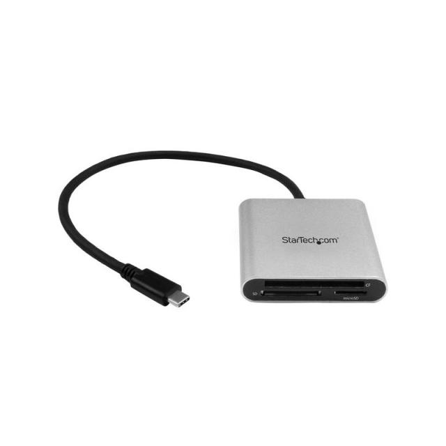StarTech.com - Lector Grabador USB 3.0 de Tarjetas de Memoria SD, Micro SD, CompactFlash - Adaptador USB-C a Tarjetas Flash