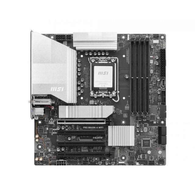 MSI - PRO B860M-A WIFI placa base Intel B860 LGA 1851 (Socket V1) micro ATX