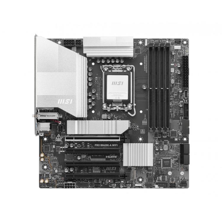 MSI - PRO B860M-A WIFI placa base Intel B860 LGA 1851 (Socket V1) micro ATX