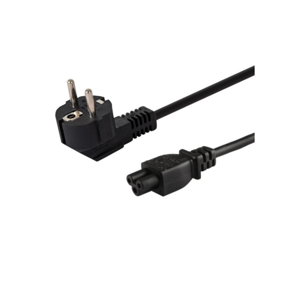Savio - CL-67 cable de transmisión Negro 1,2 m IEC Type C (3.8 mm, 1.1 mm) CEE7/7
